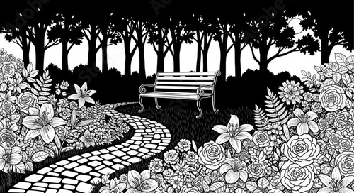 bench in the park