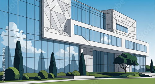 modern office building