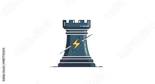 Chess Rook Tower Piece Game Symbol.