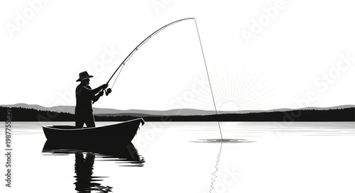 fishing in the lake