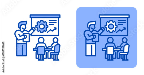 Workshop icon, with contrast background.