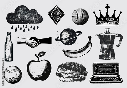 Eclectic Vintage Icon Collection Design Set