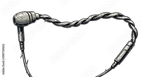 Tangled Earbuds with Thorns