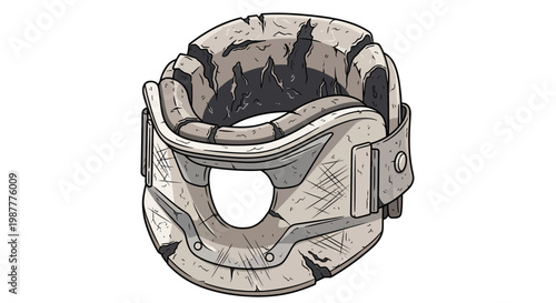 Medical Neck Brace for Injury Support and Recovery