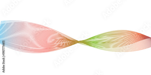 Abstract colorful waveform a vibrant and dynamic visual representation of sound