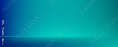 Abstract smooth gradient background blending blue and turquoise tones with soft lighting and subtle blur. Clean, modern, and minimal design