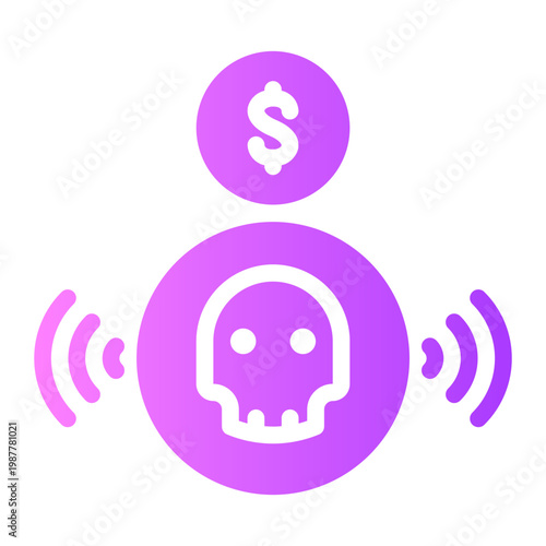 money gradient icon