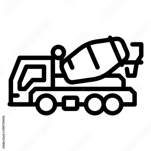 mixer truck icon