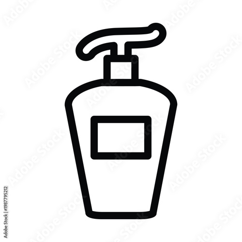 body wash outline icon vector design good for web or mobile app