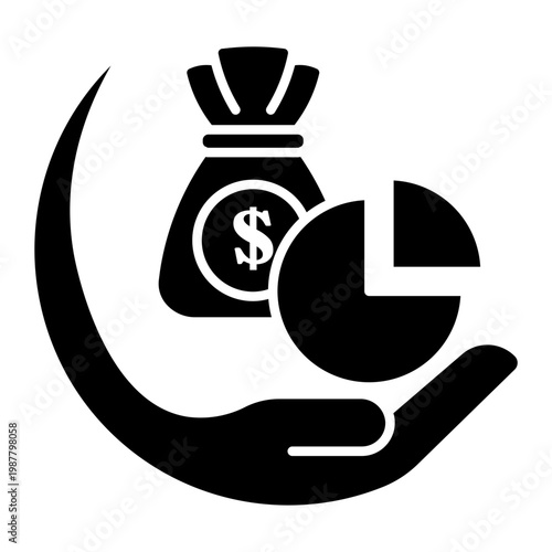 money bag Solid icon