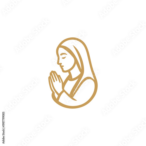 Religious Lady Logo