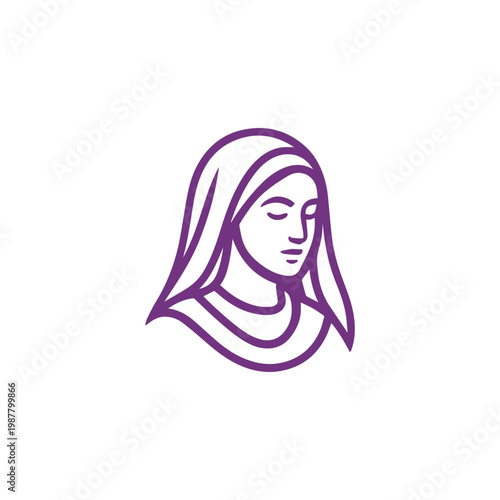 Religious Lady Logo