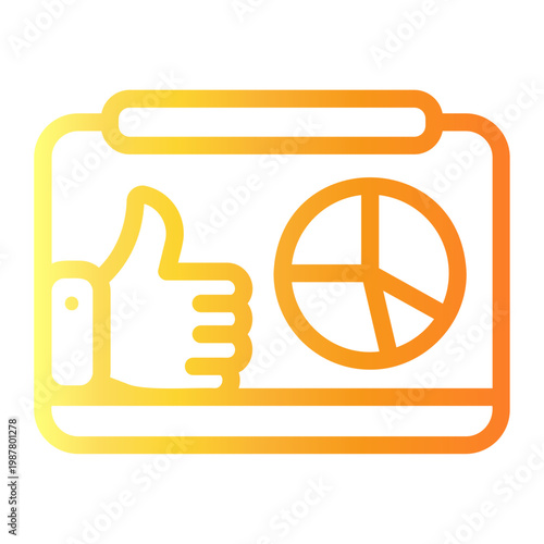 compliance Line Gradient Icon