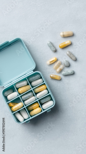 Vitamin Capsules: Colorful ...