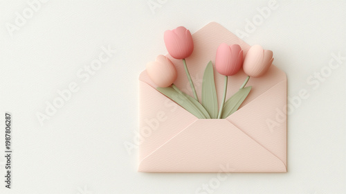 Tender Tulips in Envelope: ...