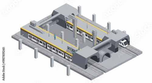 Industrial Electrical Substation Transformer Platform.