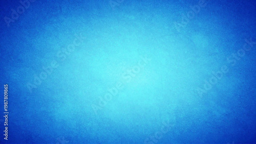 Blue Cyan Gradient Background with Soft Glow and Texture