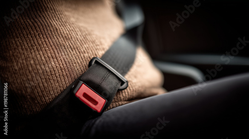Seatbelt Safety: A close-up...
