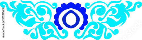 Floral pattern. wood carving pattern