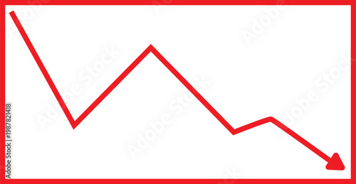 Printarrow, stock, economic, vector, bankruptcy, commerce, bankrupt, background, symbol,