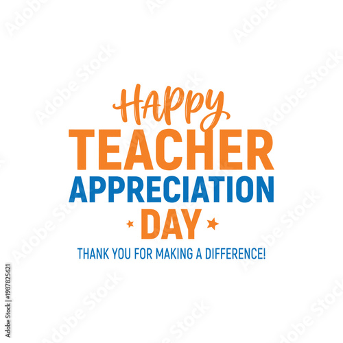 Happy Teacher Appreciation Day thank you message