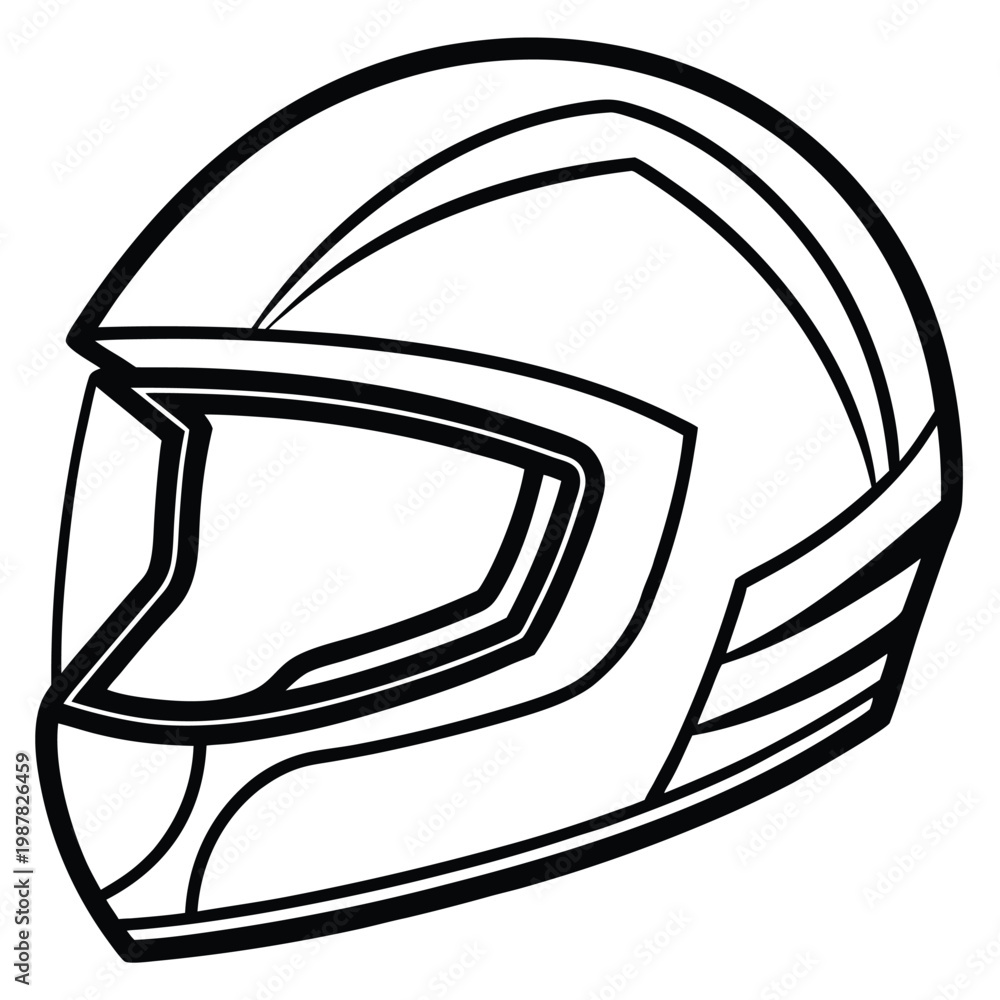 Fototapeta premium baseball helmat vector illustration