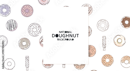 Donut icons, doughnut illustrations, sweet treats, food graphics, 40 vector donuts
