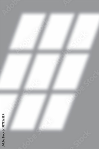 Window shadow overlay with light. Light effect from window overlay 
