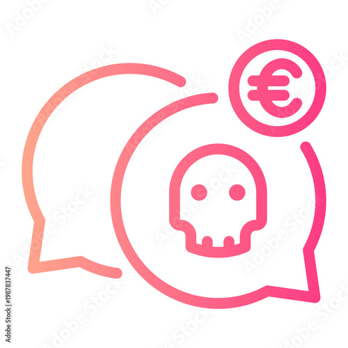 euro gradient icon