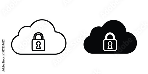 Contrast between standard and secure cloud storage representations