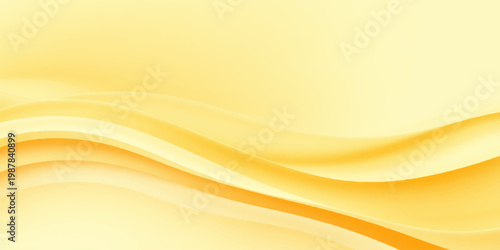 Cuadro en lienzo Abstract orange and yellow vector background featuring a bright golden gradient