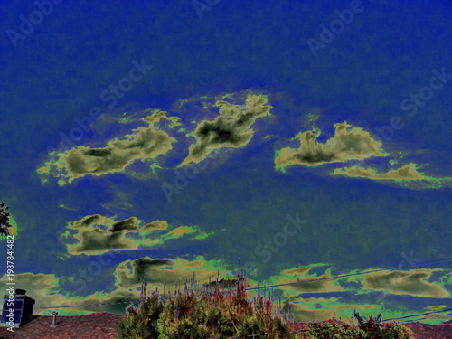 Clouds in the sky