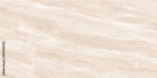 An elegant and luxurious cream marble slab is shown. revealing a symphony of textures and subtle shades, offering a timeless feel and refined aesthetics. 
