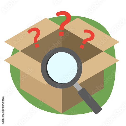 no search results illustration for web design, ui ux design, template