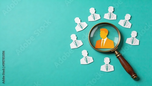 Business recruiting selecting job applicants hiring human resources manager finding qualified candidate screening CVs executive search process identifying talent for company