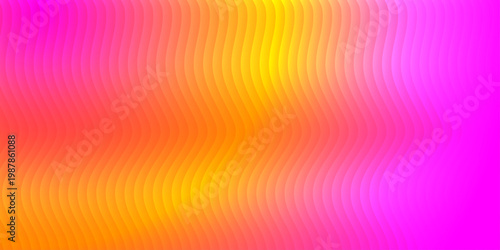 Vibrant Pink and Yellow Abstract Wave Background with Dynamic Vertical Ripple Texture and Neon Gradient Flow for Creative Web Design and Digital Art