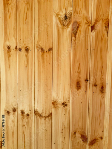 Принти на полотні Freshly planed wooden boards closeup