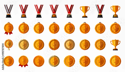 Medals and Trophies for Winners Only.