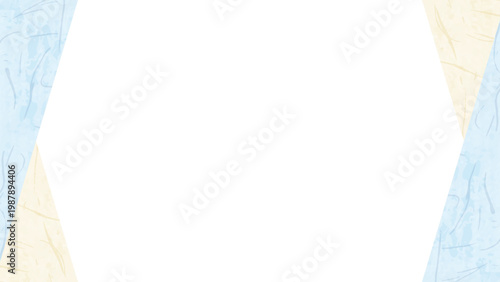 和紙風のフレーム、和風の背景素材、16:9サイズ