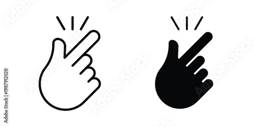 Easy to use icon editable designs collection. black and white icons