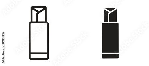 Chew gum icon symbol, black style vector icons pack