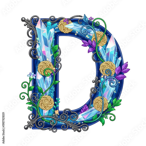 Wallpaper Mural Magical Blue Gemstone Initial D Torontodigital.ca