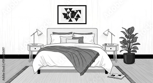 interior of a bedroom