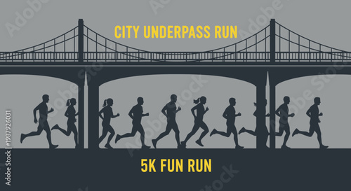 City Underpass Run: A 5K Fun Run Event Beneath The Iconic Suspension Bridge