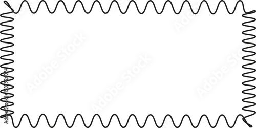 A sharp steel razor blade tool and a blue spiral telephone cord wire are isolated within a black and white frame with copy space