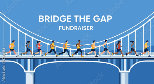 Community Run Across the Bridge as a Charity Event for Fundraising Activities and Initiatives
