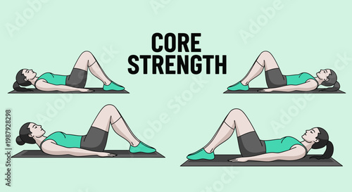 Core Strength Training Guide: Illustrated Exercises for Building a Strong And Healthy Core