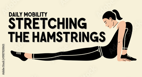 Daily Hamstring Stretch Exercise For Mobility and Flexibility in Wellness Routines