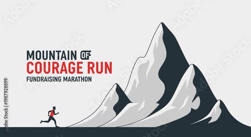 Courageous Runners Embrace Thrilling Mountain Fundraising Marathon Adventure