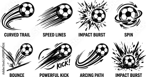 Canvas Print Soccer ball motion graphics and effects And FIFA World Cup 2026, FIFA World Cup, World Cup